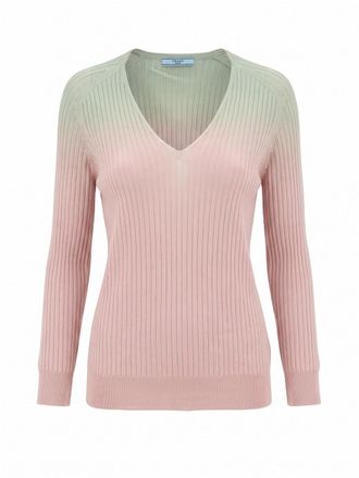 Prada V Neck Tye Dye Sweater
