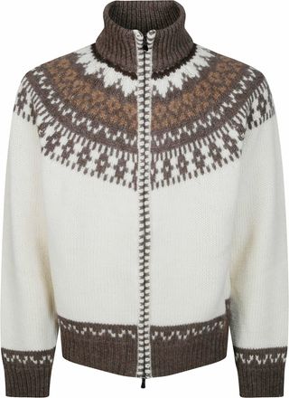 Altea Jacquard Knit Norvegese Zip-Through Knit