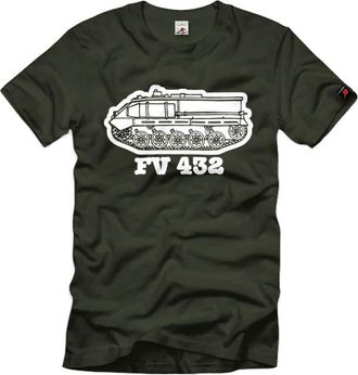 Copytec 30701 FV 432 Tank England Shooting Tank MTW APC Buy British Army T Shirt, olive, M