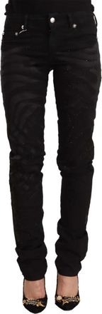 Just Cavalli Skinny Jeans - Dames - Skinny Jeans - Zwart - W26 - Katoen - Jeans