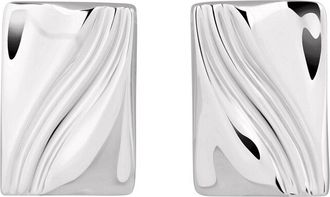 Electric Picks Silver Plated Elouise Statement Earrings
