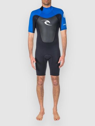 Rip Curl Omega 1.5 mm Back Zip Spring Neoprenanzug blau