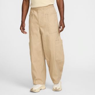Nike Mens Life Utility Pants in Brown | HJ0643-297