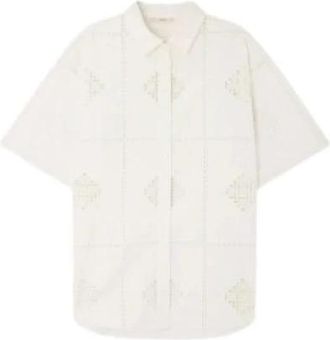 Sessun Floriani Relax Shirt - Dames - Overhemden - Veelkleurig - M - Katoen - Overhemden