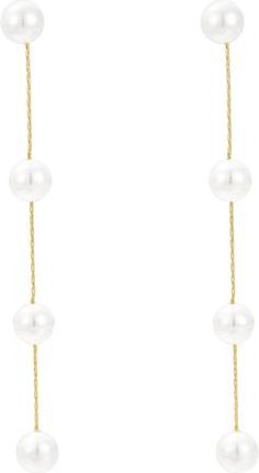 Untamed Petals Luna Pearl Drop Earrings in Gold at Nordstrom