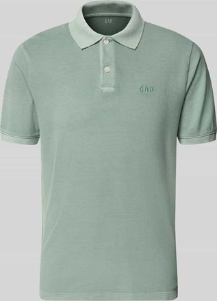 GAP Slim Fit Poloshirt mit Label-Stitching in Lind, Gr&ouml;&szlig;e XL