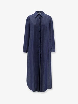 Hev&ograve; Arigliano cotton chemisier dress - HEVO - gender_Woman