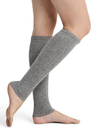 Simons Womens Ribbed wool legwarmers Exclusive collection from Italy