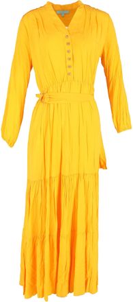 Melissa Odabash Sonja Maxi Dress in Yellow Viscose