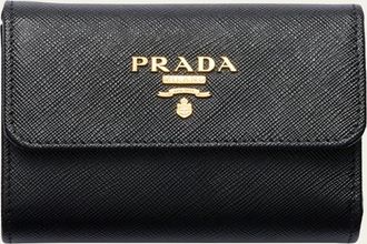 Prada Small Saffiano Leather Trifold Wallet
