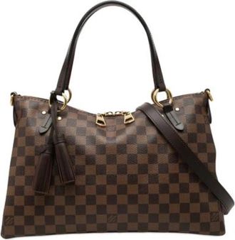 Louis Vuitton Pre-owned Lymington - Dames - Vintage Handtas - Bruin - ONE Size - Leer - Vintage