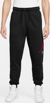 Nike Jordan Mens Essential Fleece Baseline Pants - Black/Red Size XXL