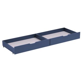 Happy Garden Happy Garden - Juego De 2 Cajones Azul Oscuro Para Guardar Bajo La Cama