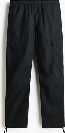 H&M Cargohose in Regular Fit - Schwarz