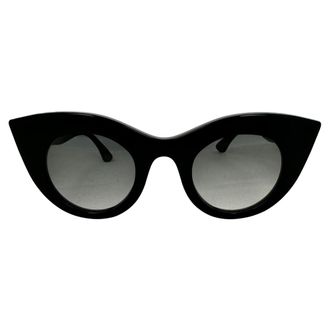 Thierry Lasry Melancoly 101 Cat-Eye Sunglasses in Black Acetate