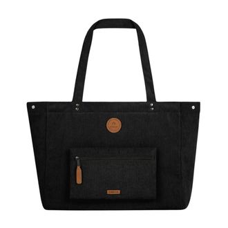 Cabaia Tote Bag L Brighton - Dames - Tassen - Zwart - Maat: ONE Size Zijde