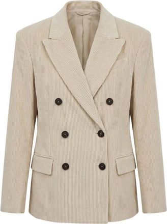 Brunello Cucinelli Mujer, Chaquetas, Beige, Talla: XS