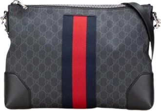 Gucci Pre-owned Cross Body Bags, female, Black, Size: ONE SIZE Pre-owned Plastic Crossbody Bag