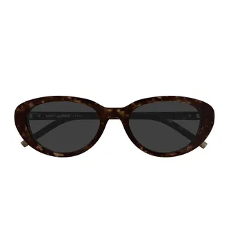 Saint Laurent Sunglasses Sl M154 002 Dark Brown/Grey Women