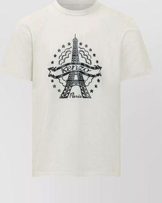 Kenzo slim-fit cotton graphic-print t-shirt