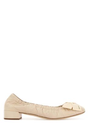 Prada Beige Leather Pumps
