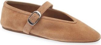 Le Monde Beryl Stella Buckle Strap Ballet Flat in Sienna at Nordstrom, Size 6.5Us