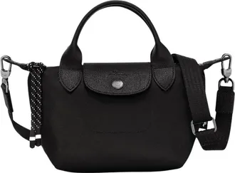 Longchamp Le Pliage Energy XS - Dames - Tassen - Zwart - Maat: ONE Size Leer