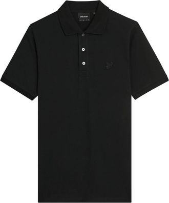Lyle & Scott Superfine Polo Shirt - Heren - Polos - Zwart - L - Katoen - Tops