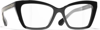 Chanel Glasses, female, Black, Size: 54 MM Eyeglasses