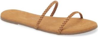 Tkees Gemma Braid Slide Sandal in Camel at Nordstrom, Size 11
