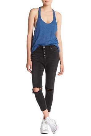 One Teaspoon Distressed Skinny Jeans Size 26/66