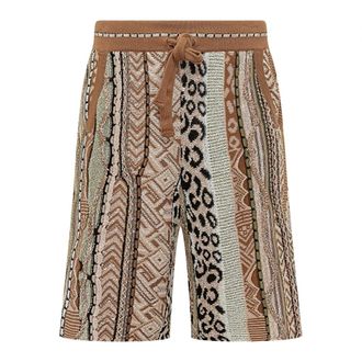 Laneus Casual Shorts, male, Multicolor, Size: L Knitted Shorts