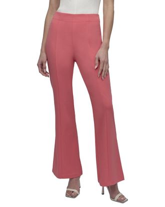 DKNY Dkny Scuba Wide Leg Front Seam Pant