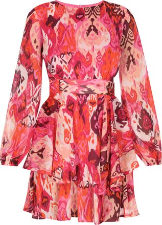 Izia Jurk Dames Roze Veelkleurig