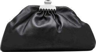 Marc Jacobs Black Claw Clip Large Clutch