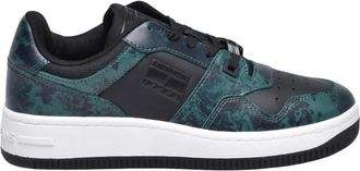 Tommy Jeans Retro Basket - Heren - Sneakers - Veelkleurig - 42 EU - Leer - Schoenen