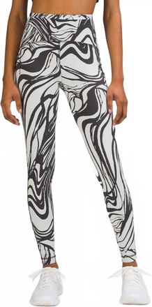 lululemon Swift Speed High Rise Tight Leggings In Spin Off Jacquard Vapor Graphite Grey