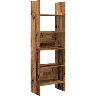 vidaXL Book Cabinet Old wood 60 x 35 x 180 cm Engineered wood Vidaxl