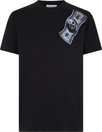 Philipp Plein T-Shirt Met Ronde Hals En Korte Mouwen Skull