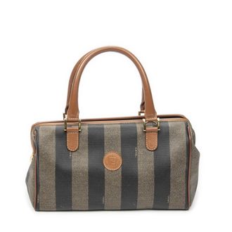 Fendi Small Pequin Frame Boston Handtas
