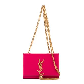Saint Laurent Pre-owned Womens Kate Tassel Mini Shoulder Bag - Pink - One Size