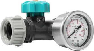 OEM V&aacute;lvula Reguladora De Presi&oacute;n De Agua Ajustable G3/4 De Pulgada Con Man&oacute;metro Para Riego De Invernaderos Y Jardines