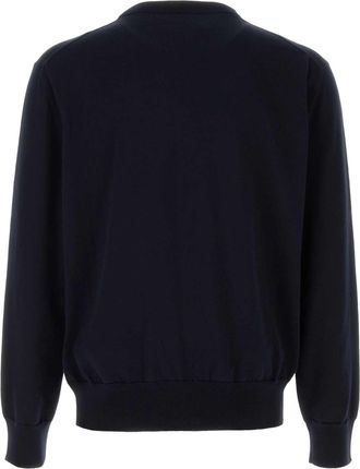 Jil Sander Mens Jumper Navy Cotton