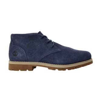 Timberland Waterdichte chukka-laarzen van su&egrave;de voor heren (Marine)