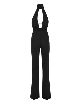 Philipp Plein Halter Neck Backless Jumpsuit