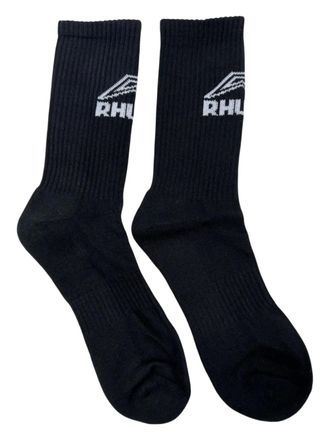 Rhude logo socks - Black