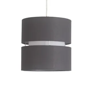 Lewis's Nola Pendant Shade - Grey | TJ Hughes