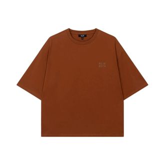 ALIX The Label Alix The Label - Gebreid T-shirt - Dames - Tops - Bruin - Maat: L