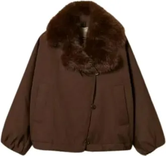 Twinset Donna, Giacche, Marrone, S, new