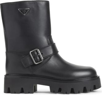 Prada Black Leather Boots